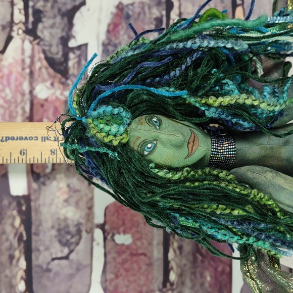 Artisan Crafted Elinor Peace Bailey Design Fantasy Fabric Arts Doll - Picture 9 of 9